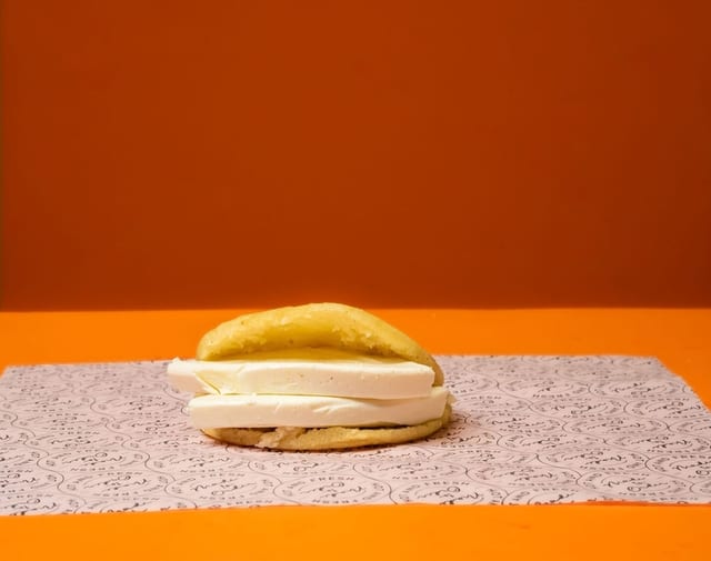 AREPA/MANO CHEESE.