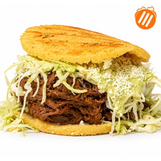 Arepa Shredded Beef/Carne Esmechada